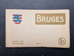 CARNET 10 CP BELGIQUE - BELGÏE (V2402) BRUGES (12 Vues) NELS Série 1 - Bouillon