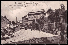 Genova Sampierdarena Salita Stazione Via Umberto I Cartolina ZG6141 - Genova (Genoa)