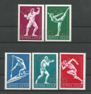 Russia 1972 Ol. Games Munich Y.T. 3836/3840 ** - Unused Stamps