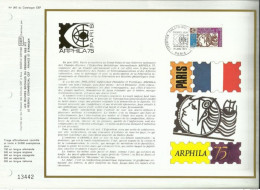 FRANCE - FDC - ARPHILA 75 - Feuillet N° 262 Du Catalogue CEF - 1970-1979