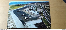 AVION - NICE - L'AEROPLORT DE NICE-COTE-D'AZUR Vue Prise Vers Cagnes Et Antibes - 1946-....: Ere Moderne