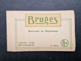 CARNET 10 CP BELGIQUE - BELGÏE (V2402) BRUGES (12 Vues) SOUVENIR DU BEGUINAGE NELS Série 2 - Brugge