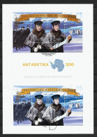 RARE 2020 Joint Estonia And Russia, MIXED FDC WITH BOTH SOUVENIR SHEETS: Antarctica - Emissioni Congiunte