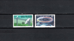 Turkish Cyprus 1983/1986 Space, World Communication Year, Halley's Comet 2 Stamps MNH - Europa