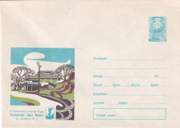 A24520 -  RESTAURANT CAPRA NEAGRA FROM CURTEA DE ARGES   COVER STATIONERY  1969  Romania GOOD SHAPE - Enteros Postales