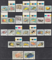 2011 Philippines Marine Life Definitives Complete Set Of 28 Stamps  MNH Scott - Philippines
