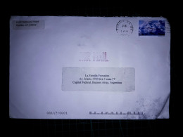 ÉTATS-UNIS, Enveloppe Envoyée Par Air Mail à Capital Federal, Argentine En 2005. Cachet De La Poste à Eureka, CA. - Gebruikt