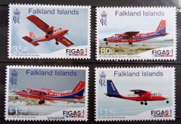 Falkland Islands 2023, 75th Anniversary Of The Falkland Islands Government Air Service, MNH Stamps Set - Falkland