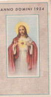 Calendarietto - Anno Domini - Sacro Cuore Di Gesù - Anno 1954 - Kleinformat : 1941-60