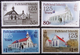 Falkland Islands 2024, 125th Anniversary Of St Marys Church, MNH Stamps Set - Islas Malvinas