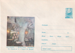 A24526 -  Bucuresti Restaurant PESTERA Piata A.C . Rosetti  Romania  Cover Stationery 1969 - Postal Stationery