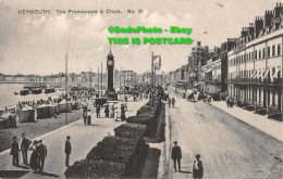 R381617 Weymouth. The Promenade And Clock. No. 25. 1923 - Welt