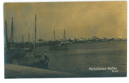 RO 33 - 22604 CONSTANTA, Harbor, Ships, Romania - Old Postcard, Real Photo - Used - 1918 - Romania