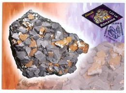 MAX 45 - 1106 MINERALOGY, Mineral BLENDA, Romania - Maximum Card - 2006 - Mineralen