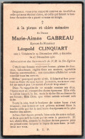 Bidprentje Velaines - Gabreau Marie Aimée (1886-1930) - Andachtsbilder