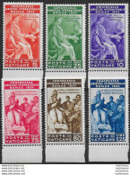 1935 Vaticano Congresso Giuridico 6v. Bf MNH Sass. N. 41/46 - Sonstige & Ohne Zuordnung