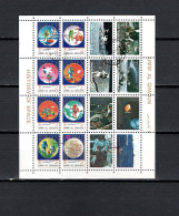 Umm Al Qiwain 1972 Space, Moonflights Sheetlet Small Size CTO - Asia