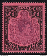 1938 BERMUDA, SG 121  1£  MNH/** - Altri & Non Classificati