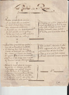 Toulouse -1927-café Excelsior-chanson Chantée Par Pierre Nougaro,père De Claudebpour Un Festin Des Francs-Pêcheurs - Manuscrits