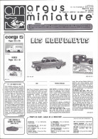 ARGUS De La MINIATURE N° 65 - Très Bon état - Cotation NOREV Et Corgi Toys - Catalogues