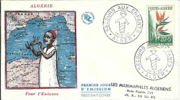 Envellope ALGERIE 1e Jour N° 351 Ceres - Argelia (1962-...)