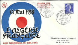 Envellope ALGERIE 1e Jour N° 349 Ceres - Algeria (1962-...)