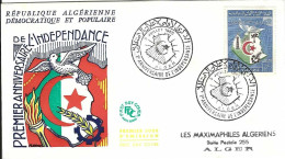 Envellope ALGERIE 1e Jour N° 379 Y & T - Algeria (1962-...)