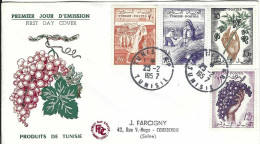 Envellope TUNISIE 1e Jour N° 428 A 431 Y & T - Tunisia (1956-...)