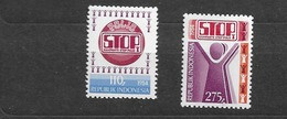1984 MNH Indonesia, Michel 1125-26 Polio Postfris** - Enfermedades
