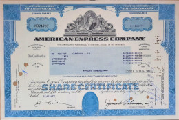 American Express Company - Share Certificate - 1977 - Banque & Assurance