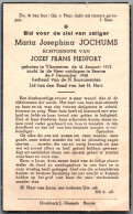 Bidprentje Vlimmeren - Jochums Maria Josephina (1913-1948) - Imágenes Religiosas