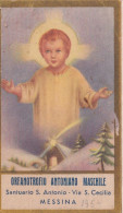 Calendarietto - Orfanotrofio Antoniano Maschile - Santuario S.antonio - Messina - Anno 1954 - Tamaño Pequeño : 1941-60