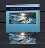 UN United Nations Vienna 1999 Space, UNISPACE III Conference Set Of 2 + S/s MNH - Europa