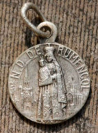 Pendentif Médaille Religieuse Début XXe "Notre-Dame De Rumencol"  Faou - Bretagne - Religious Medal - Religion & Esotericism