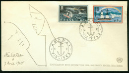 Fd Greece FDC 1960 MiNr 724-725 | World Refugee Year #fdc-3007 - FDC