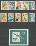 2126/ Espace (space) Viet Nam (Vietnam) 245/50 + Bloc 1 Soyouz 37 +Non Dentelé Imperf Used - Asie