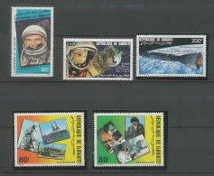 1995/ Espace (space) Neuf ** MNH Djibouti 161/163 ... Gagarine Gagarin - Africa