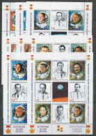 2271/ Espace (space) Neuf ** MNH 2115/2224 Lot Rare 9 Bloc Feuilles (sheets) History Of Soviet Space  - Azië