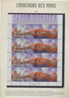 1562/ Espace (space) Neuf ** MNH USA - 2811-15 Mars Feuilles (sheets) - Estados Unidos