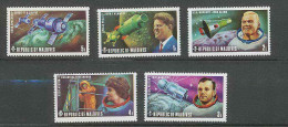 1494/ Espace (space) Neuf ** MNH Maldives ISLAND Skylab ET John Fitzgerald Kennedy 5 Valeurs - Africa