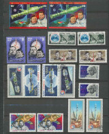 1414/ Espace (space) Neuf ** MNH Russie (Russia Urss USSR) 1 PAGE + USED - Russia & URSS