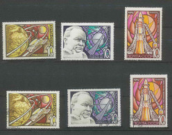 1394/ Espace (space) Neuf ** MNH Russie (Russia Urss USSR) 3478/3480 + USED - Rusland En USSR