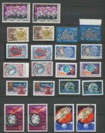 1403/ Espace (space) Neuf ** MNH Russie (Russia Urss USSR) 1 PAGE + USED - Rusland En USSR