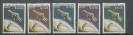 1218/ Espace (space) Neuf ** MNH Paraguay N° 1115/1119 Mercury - Sud America