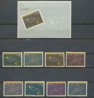 1216/ Espace (space) Neuf ** MNH Paraguay N° 1000/1007 Mariner 2 1962 + Bloc 1000 9BA NON DENTELE (imperf) - South America