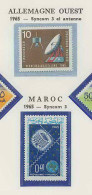 0570/ Espace (space) ** MNH Syncom 3 Maroc + Allemagne (germany) - Afrique