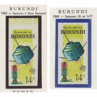 0572/ Espace (space) ** MNH Syncom 3 Burundi + Non Dentelé Imperf - Afrique