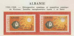 0140/ Espace (space) 152 ** MNH Lunik 1 Albanie (Albania) 61 + 66 COTE 15.75 - Europe