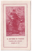 Calendarietto - Superiora Gen. Orfanotrofie S.antonio Di Padova - Catania - Anno 1954 - Formato Piccolo : 1941-60