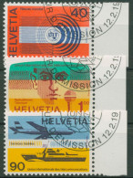 Int. Fernmeldeunion (UIT/ITU) 1976 Tätigkeitsbereiche Der ITU 11/13 Gestempelt - Dienstzegels